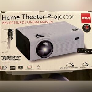 RCA Home Theater Projector & Projector Screen